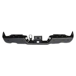 NEW RAM 1500 PAINTABLE REAR BUMPER FACE BAR WITH SENSOR /EXHAUST CUTOUT