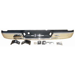 NEW 2003 - 2009 3RD GEN DODGE RAM CHROME REAR BUMPER ASSEMBLY