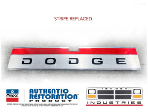 Replacement 1991-1993 Dodge Ram LE Tailgate Panel Red Stripe – Mopar Reproduction