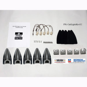 1974-1993 Cab Clearance Lights – Chrome Housing and Clear Lens