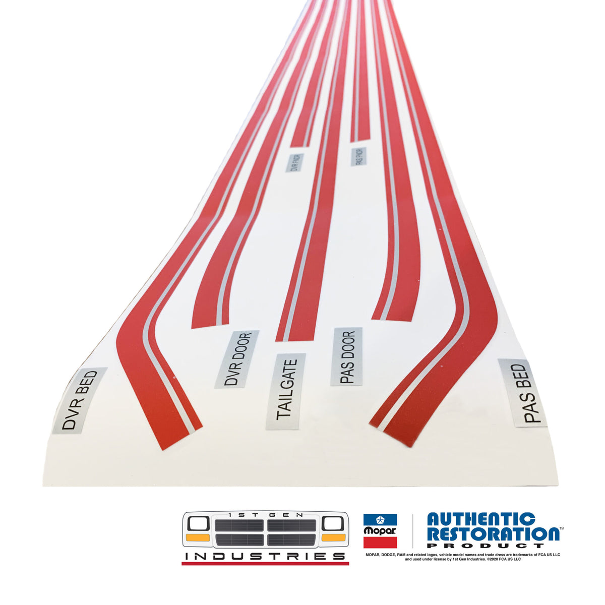 90-93 Bodyside Stripe Kit – Single, Club, Crew Cab