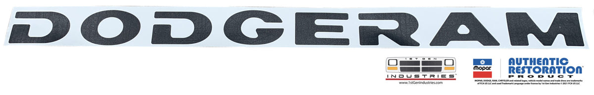 OE REPRODUCTION 81-93 Tailgate Letters – Replacement Decals