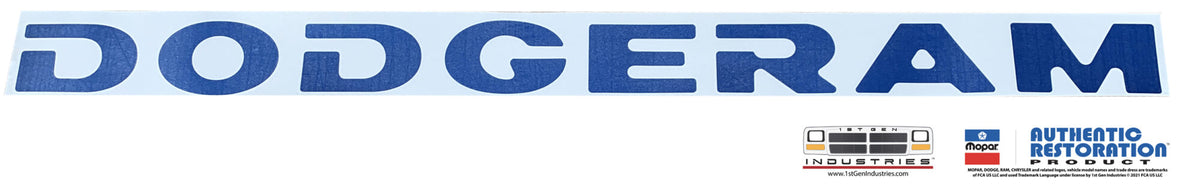 OE REPRODUCTION 81-93 Tailgate Letters – Replacement Decals