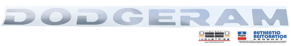 OE REPRODUCTION 81-93 Tailgate Letters – Replacement Decals