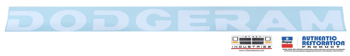 OE REPRODUCTION 81-93 Tailgate Letters – Replacement Decals