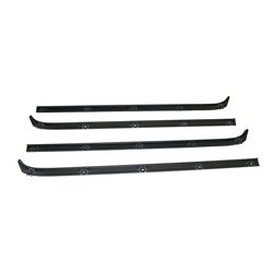 1981 - 1993 DODGE RAM 150 250 350 4 PIECE BOTH DOORS WINDOW BELT WEATHERSTRIPPING KIT