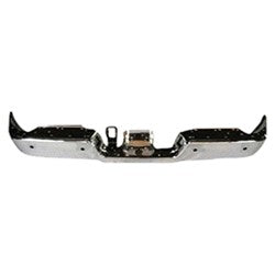 4TH GEN REAR CHROME BUMPER FACE BAR WITH SENSOR HOLES