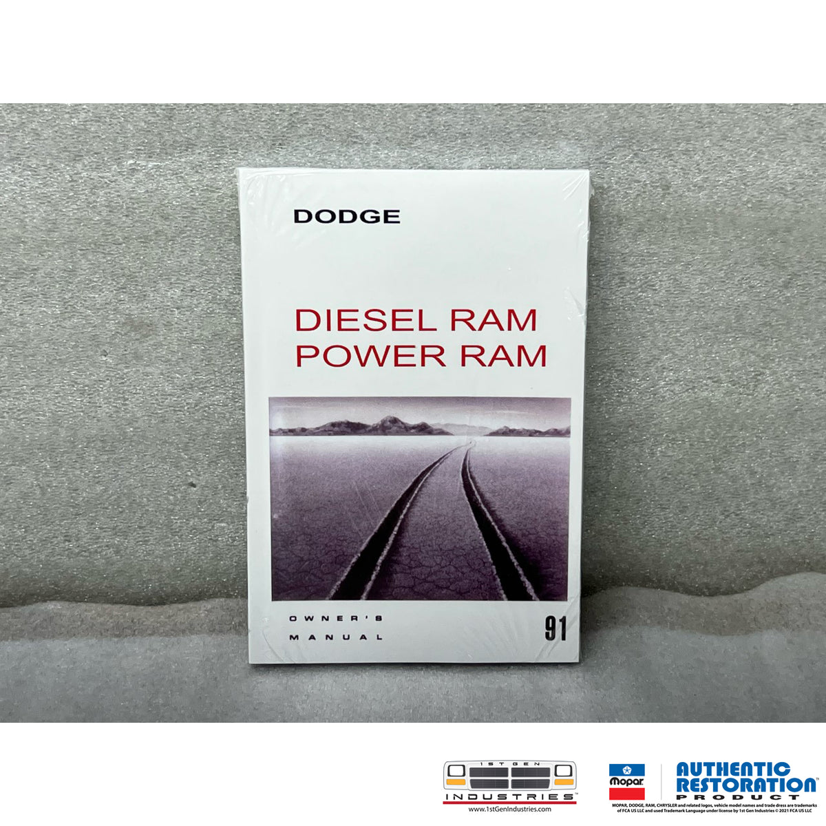 1991 Cummins Diesel Ram Owner’s Manual – Mopar Authentic Restoration