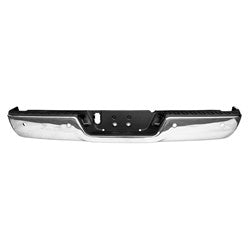 4TH GEN REAR CHROME BUMPER COMPLETE ASSEMBLY WITH SENSOR HOLES VALUE