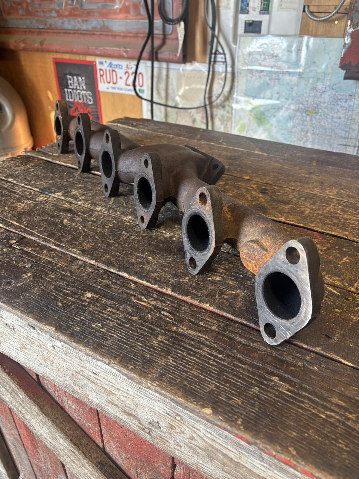 1998 .5 - 2002 DODGE RAM 5.9L 24V CUMMINS OEM EXHAUST MANIFOLD NO CRACKS 3990143