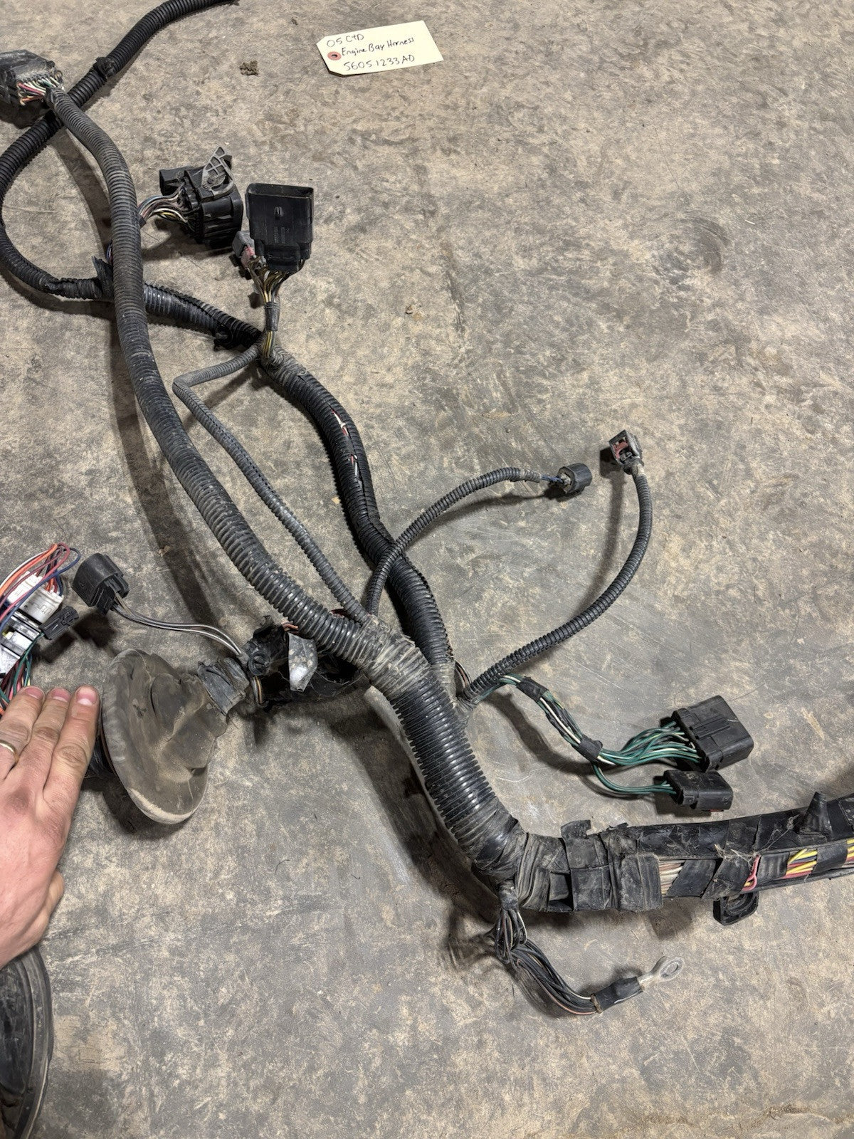 2005 DODGE RAM 2500 3500 CUMMINS ENGINE BAY HARNESS 56051233AD