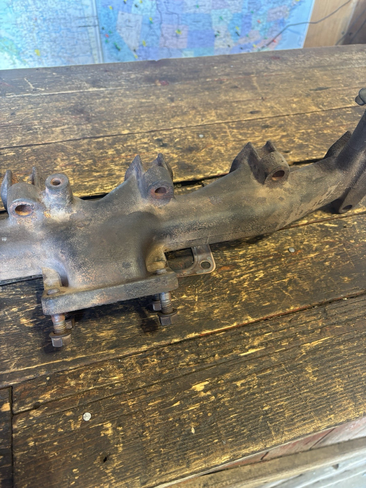 1989 - 1998 DODGE RAM 5.9L 12V CUMMINS OEM EXHAUST MANIFOLD NO CRACKS PN 3911349
