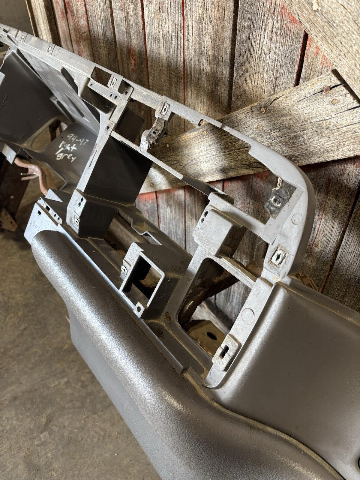 OEM 1994 - 1997 DODGE RAM CUMMINS DASH CORE STRUCTURE LIGHT GREY GRAY DASHBOARD