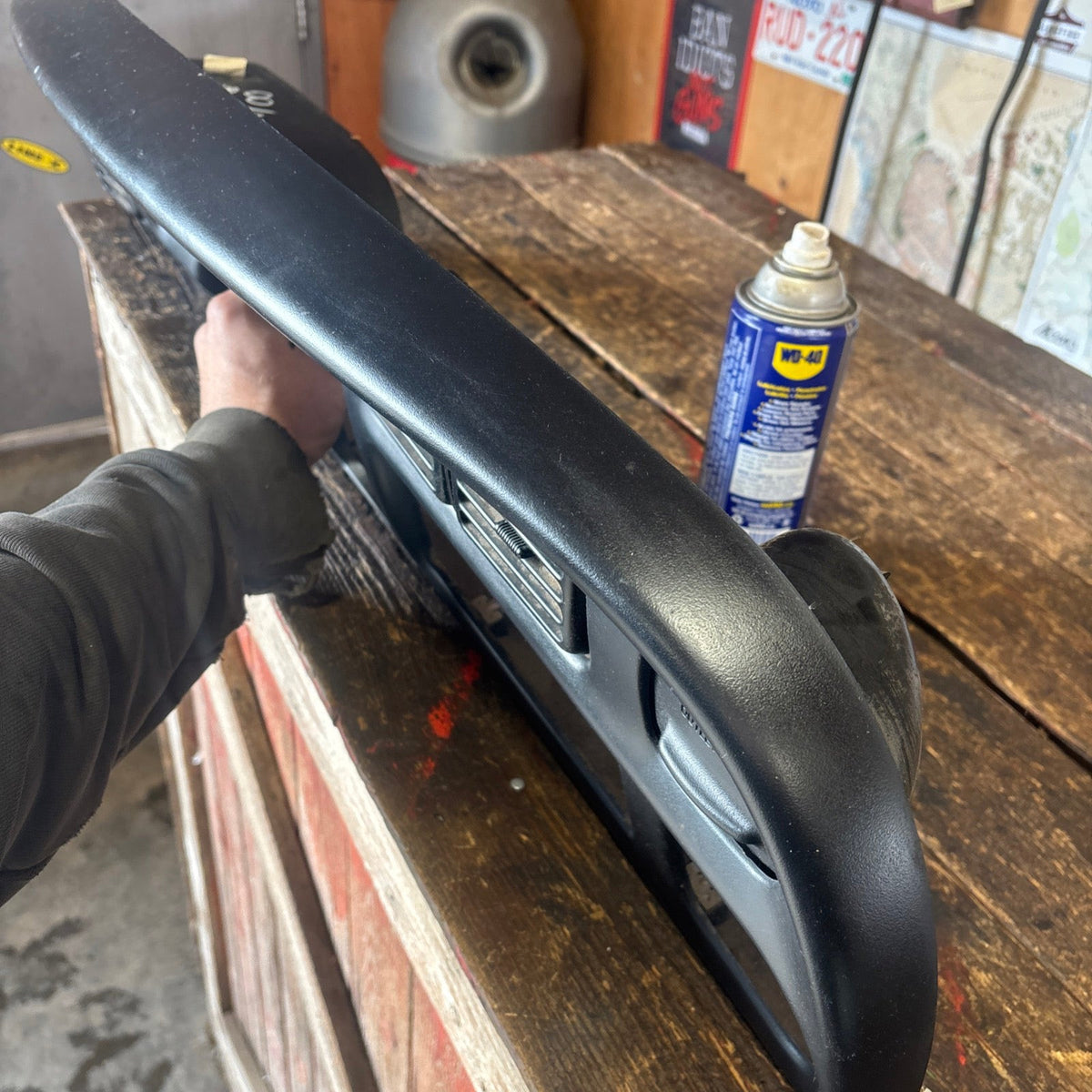 OEM &#39;98 Dodge Ram Dash Bezel Gauge Cluster Radio Surround