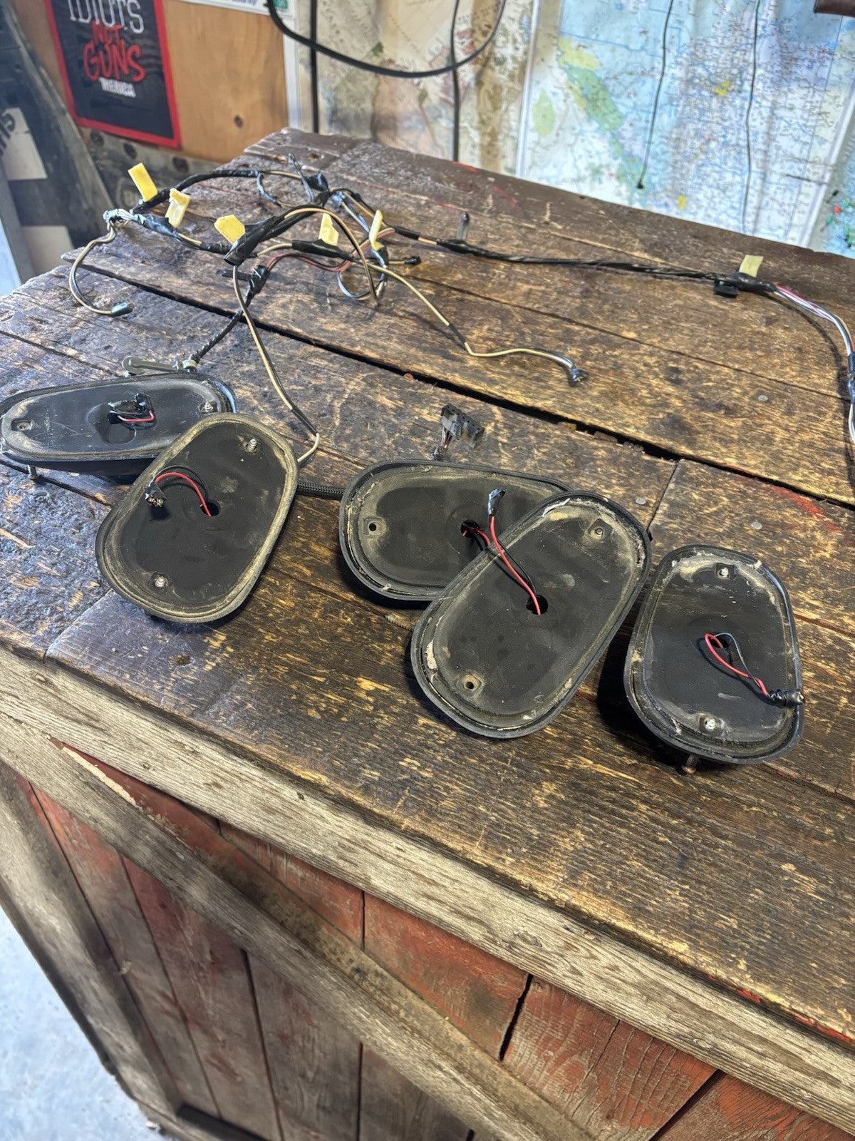 2005 DODGE RAM 2500 3500 CUMMINS CAB CLEARANCE LIGHT SET WITH HARNESS 56051299ab