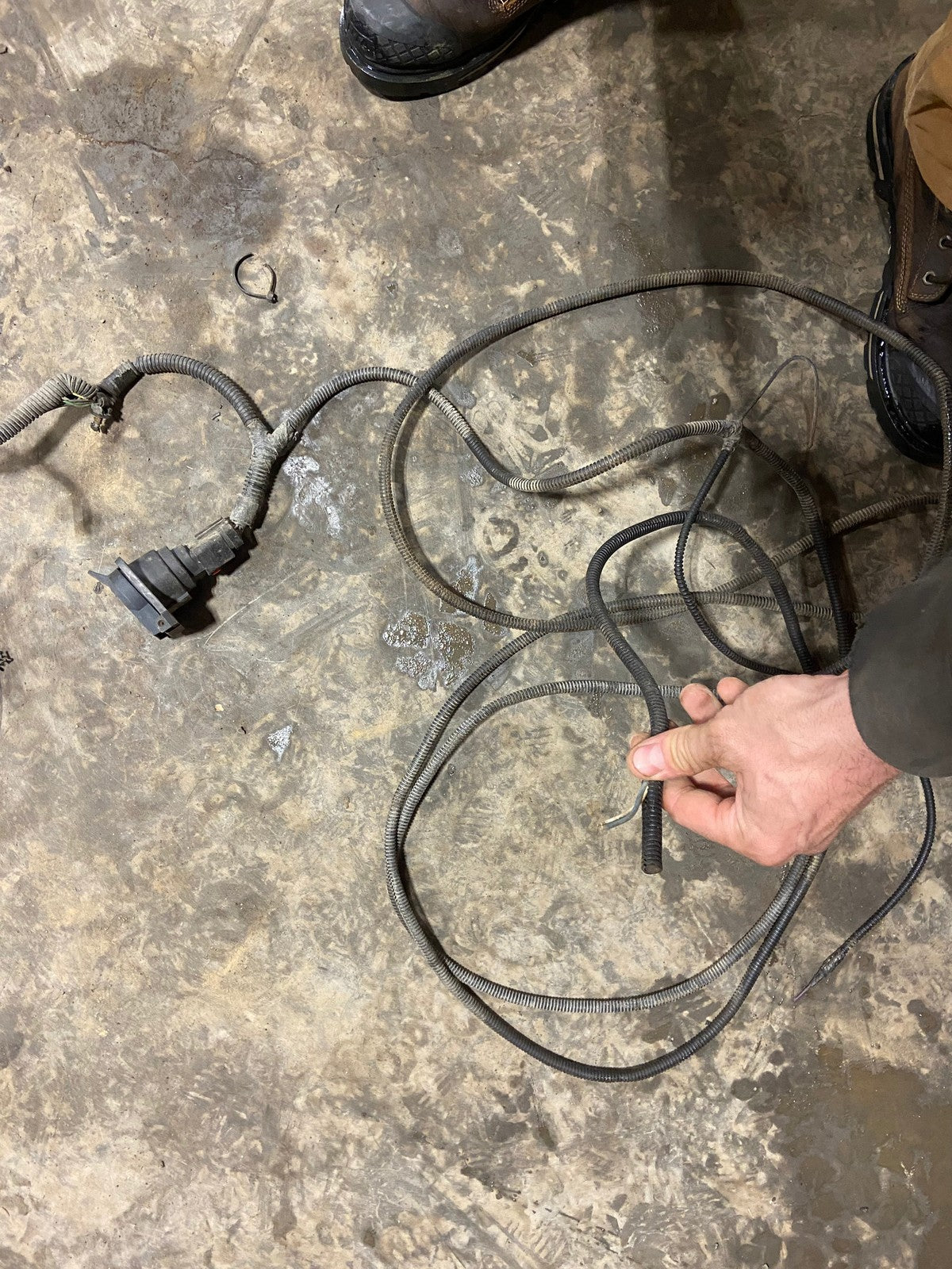 2007 .5 2008 RAM 2500 3500 FRAME CHASSIS WIRING HARNESS 4DOOR LONGBOX 56055267ad