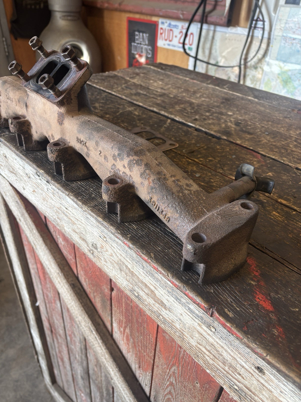 1989 - 1998 DODGE RAM 5.9L 12V CUMMINS OEM EXHAUST MANIFOLD NO CRACKS PN 3911349