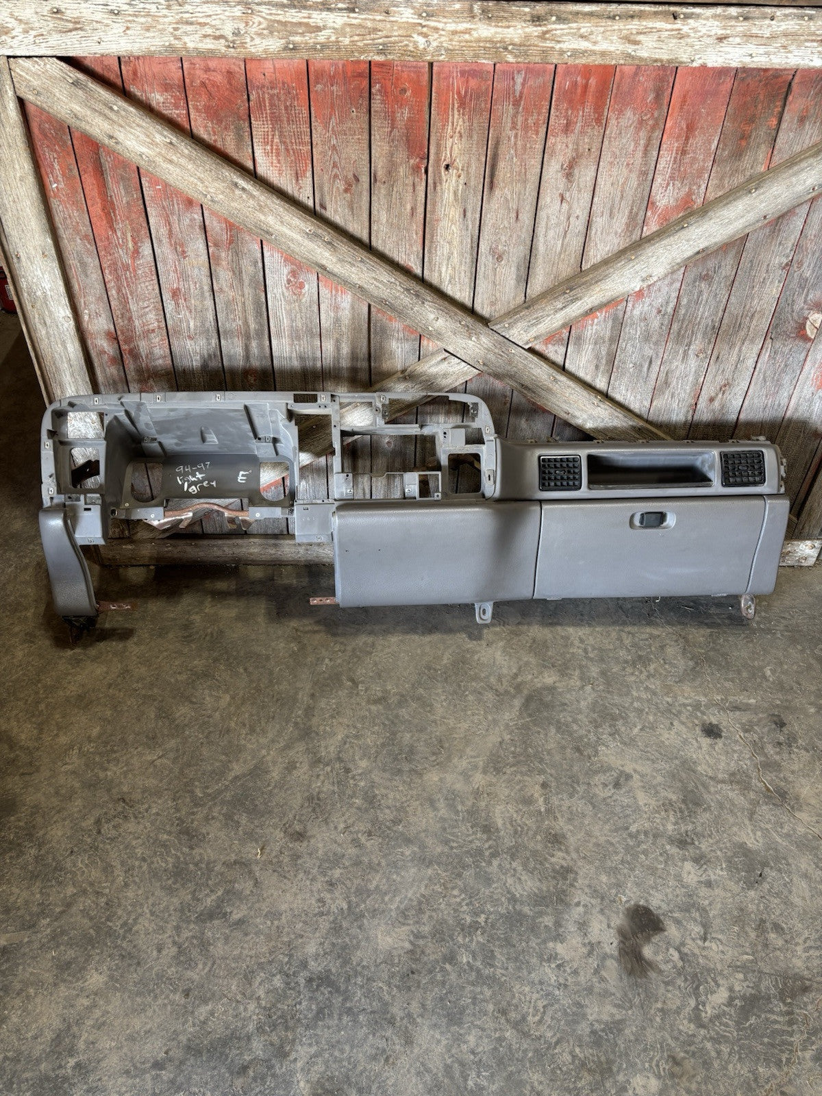 OEM 1994 - 1997 DODGE RAM CUMMINS DASH CORE STRUCTURE LIGHT GREY GRAY DASHBOARD