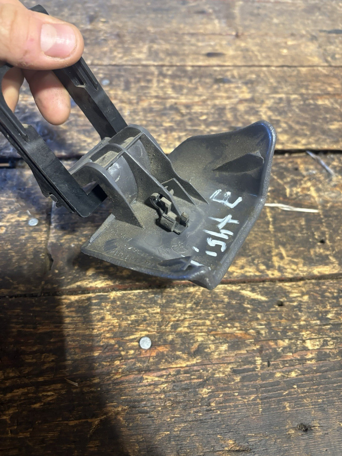 OEM 1998-2002 DODGE RAM 1500/2500/3500 PARK BRAKE RELEASE HANDLE LIGHT MIST GREY