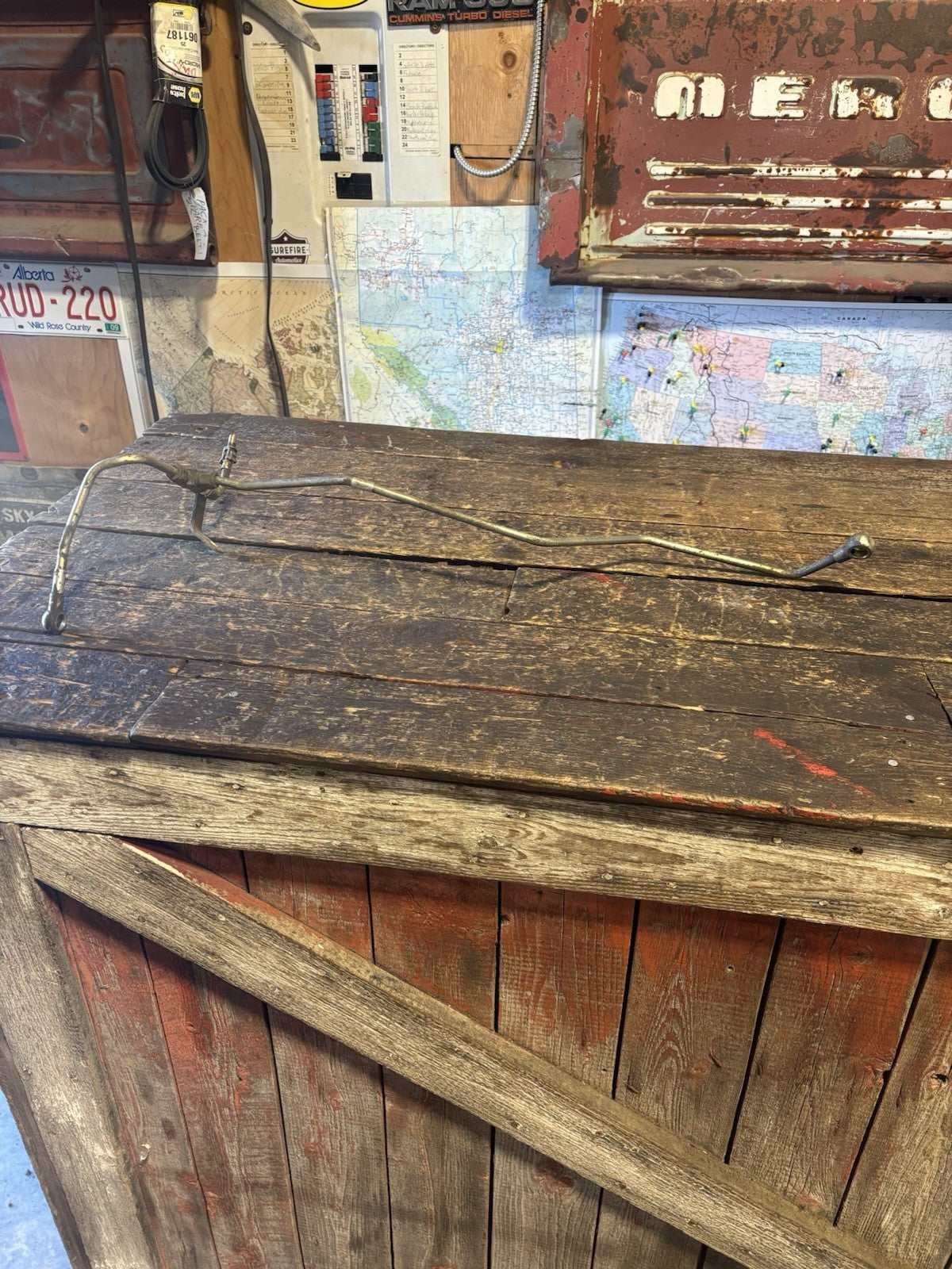 1998 . 5 - 2002 DODGE RAM 24V 5.9L VP44 FUEL RETURN LINE - HEAD 3945707 3942966