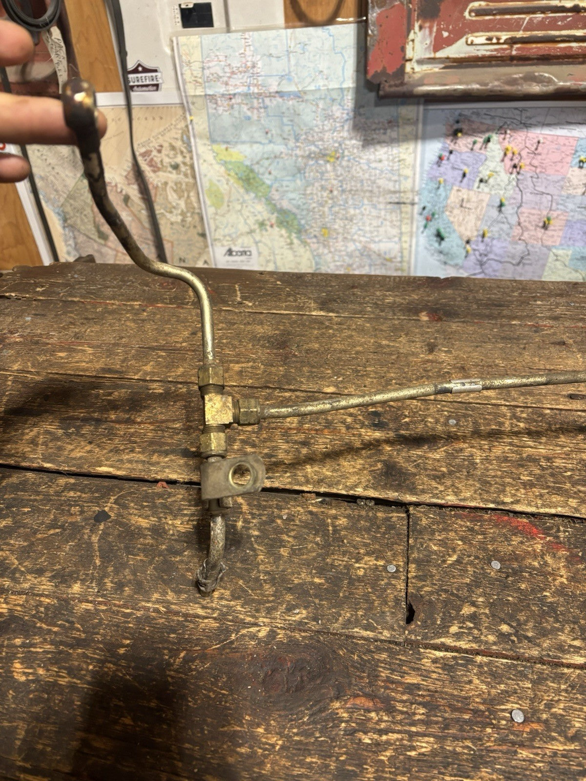 1998 . 5 - 2002 DODGE RAM 24V 5.9L VP44 FUEL RETURN LINE - HEAD 3945707 3942966