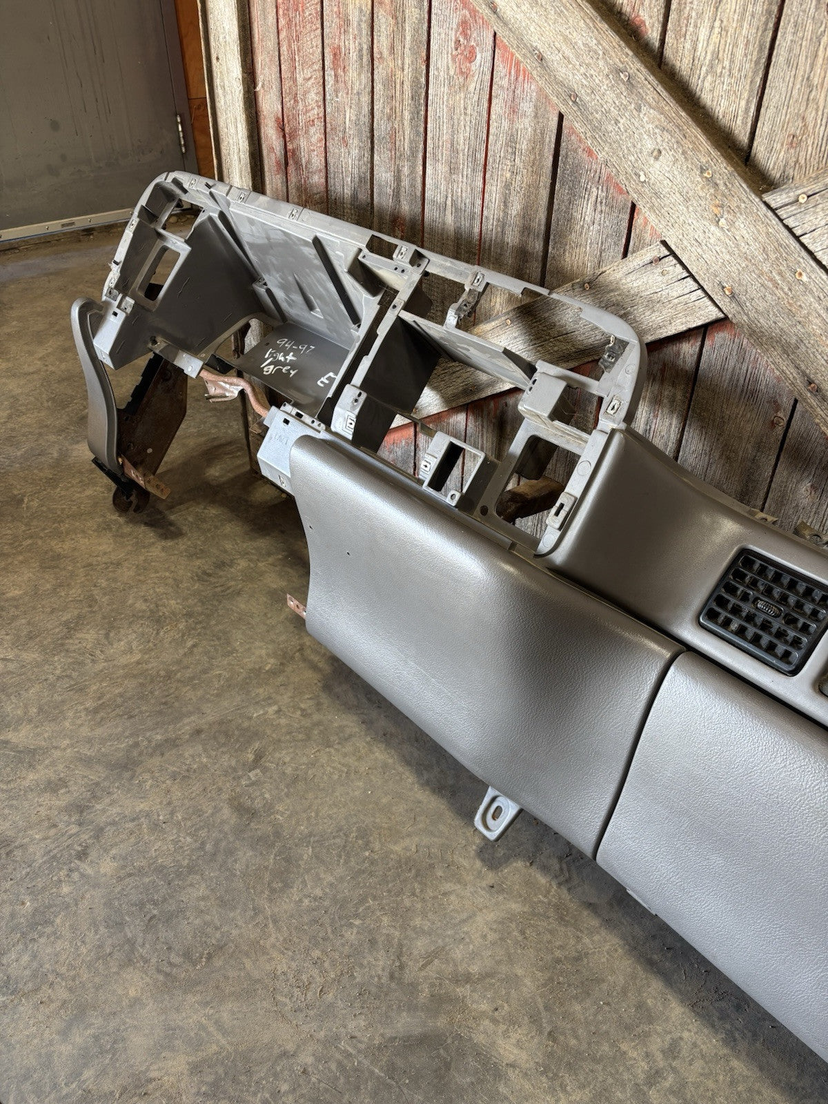 OEM 1994 - 1997 DODGE RAM CUMMINS DASH CORE STRUCTURE LIGHT GREY GRAY DASHBOARD