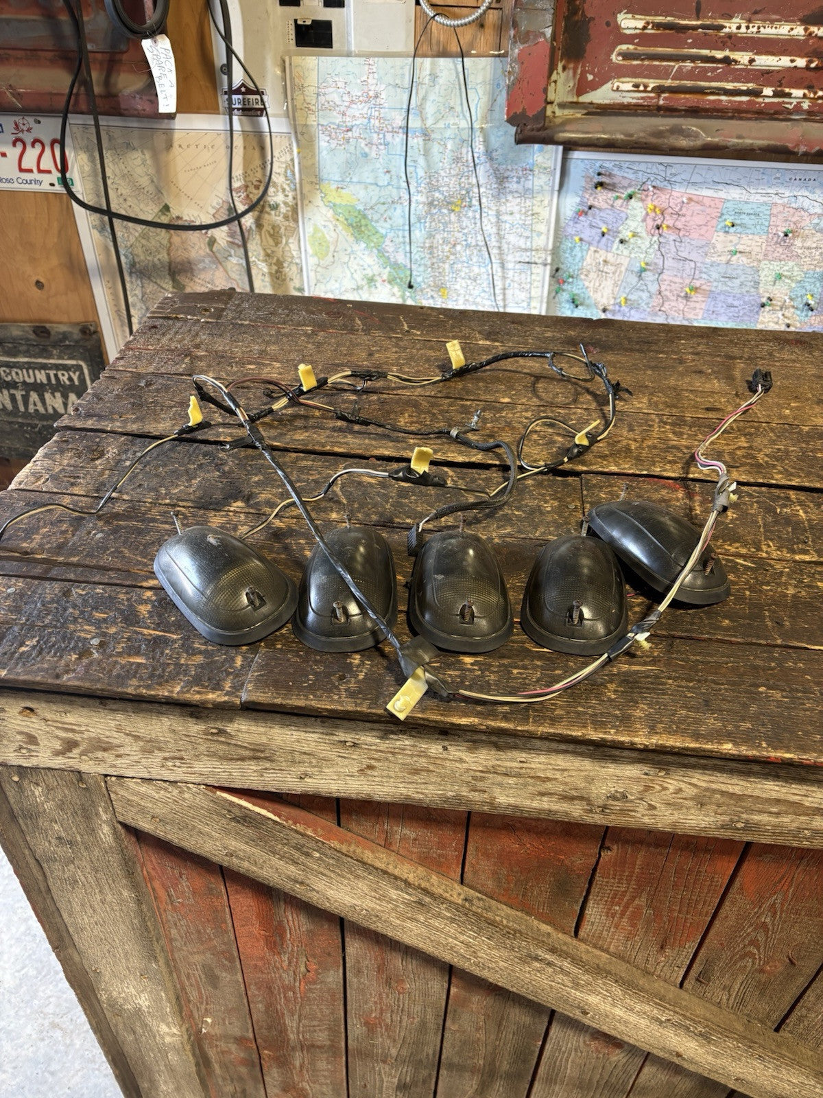 2005 DODGE RAM 2500 3500 CUMMINS CAB CLEARANCE LIGHT SET WITH HARNESS 56051299ab