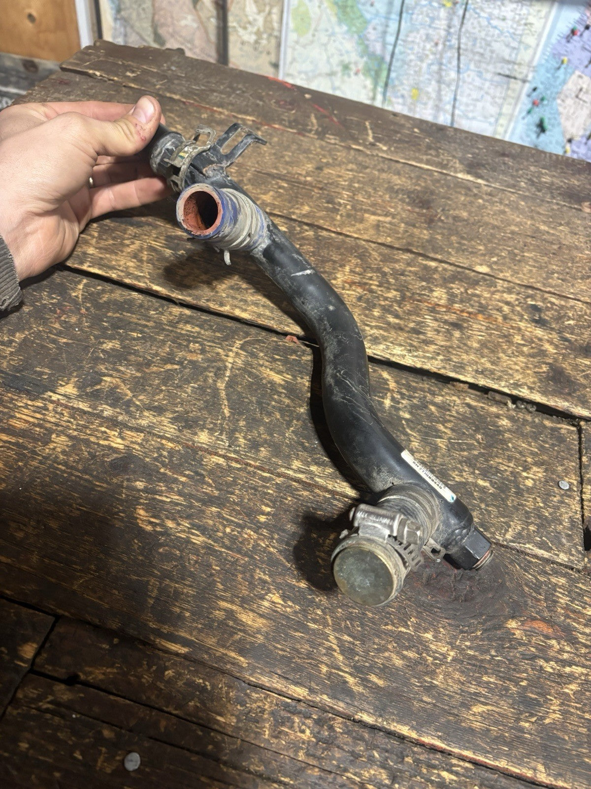 2007 2008 2009 Dodge Cummins 6.7 Egr Cooler Pipe Coolant Tube Outlet 4947470