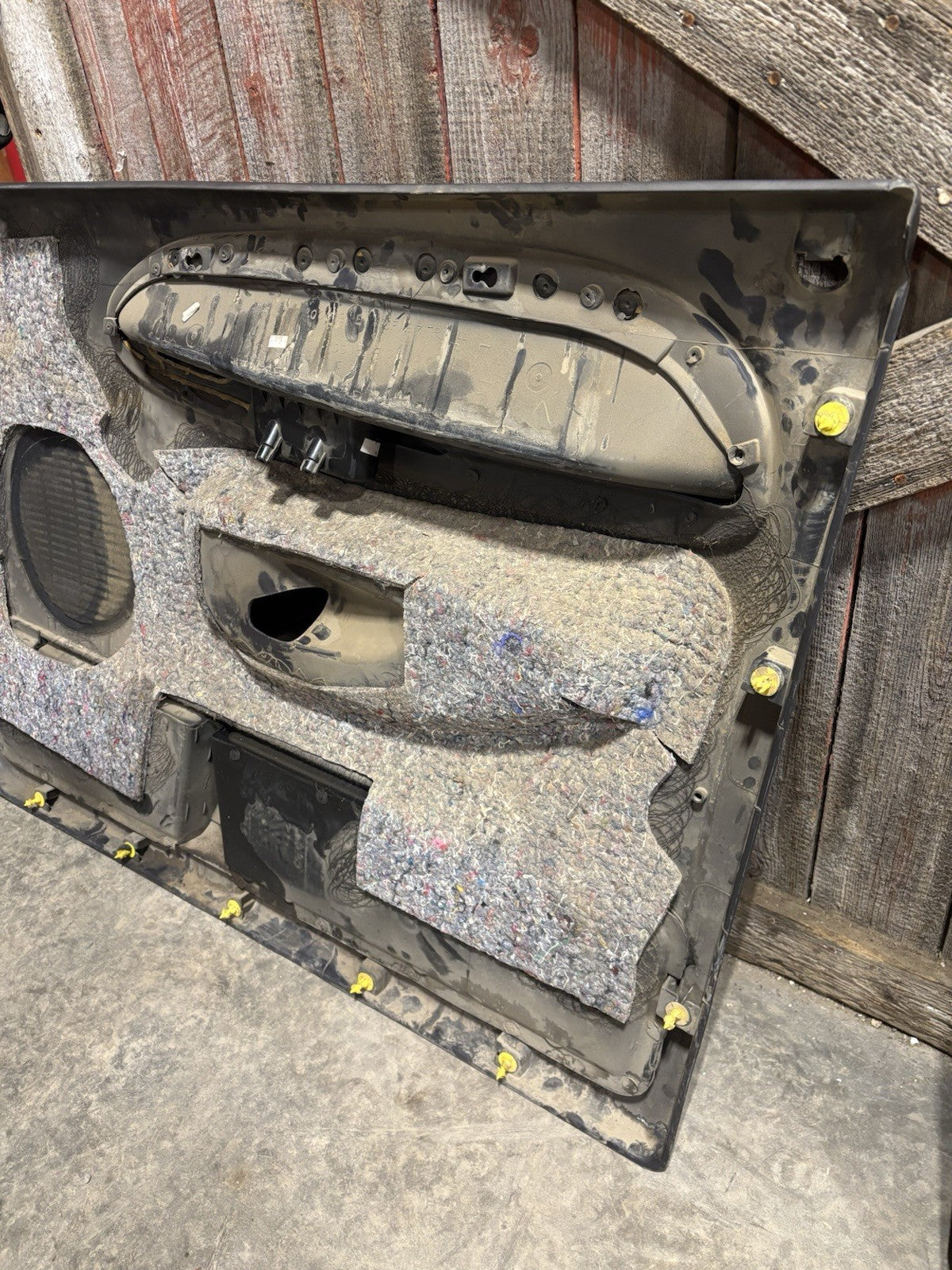 1998 - 2002 2ND GEN DODGE RAM LARAMIE WOODGRAIN AGATE DARK GREY DOOR PANEL SET