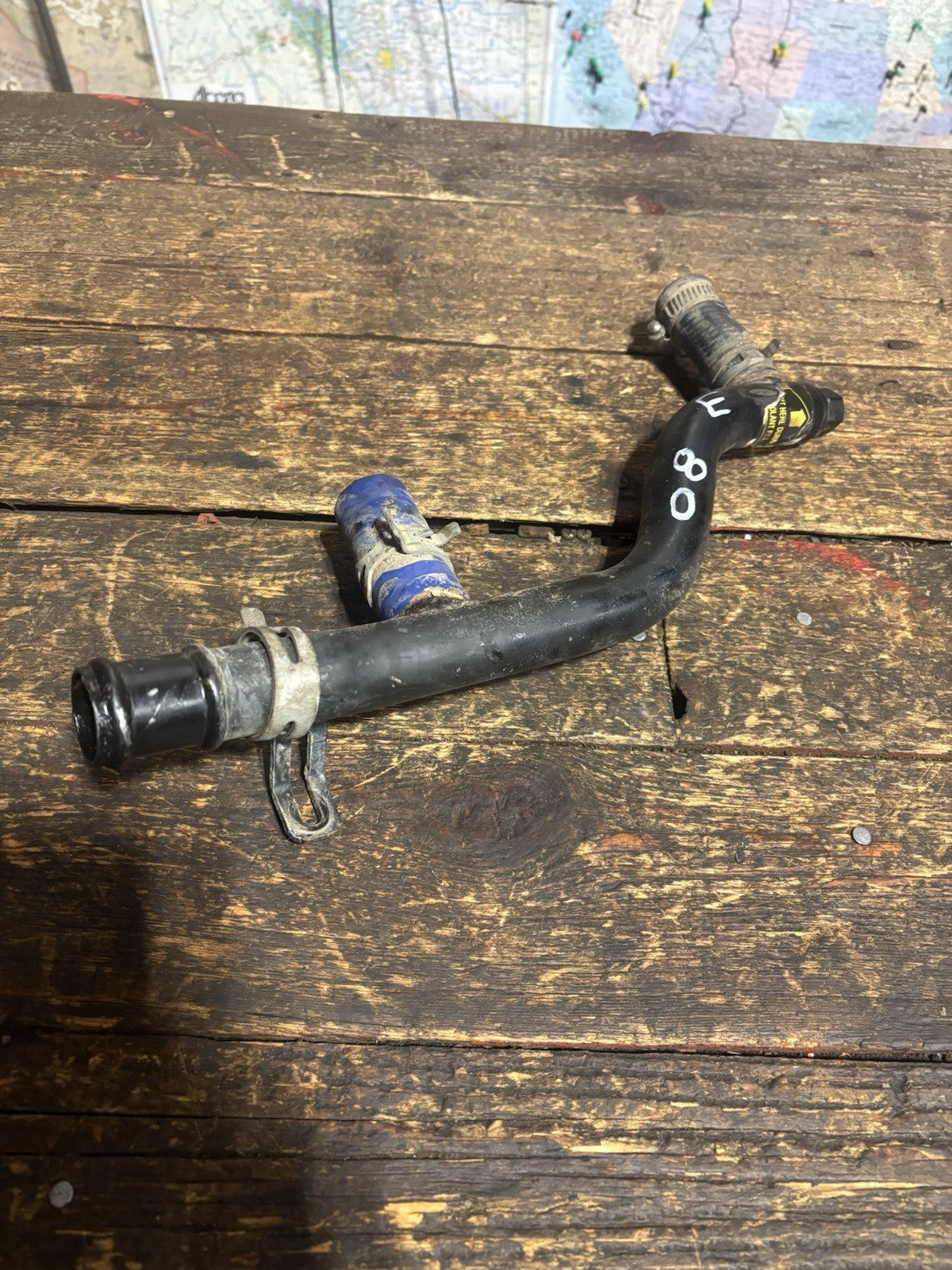 2007 2008 2009 Dodge Cummins 6.7 Egr Cooler Pipe Coolant Tube Outlet 4947470