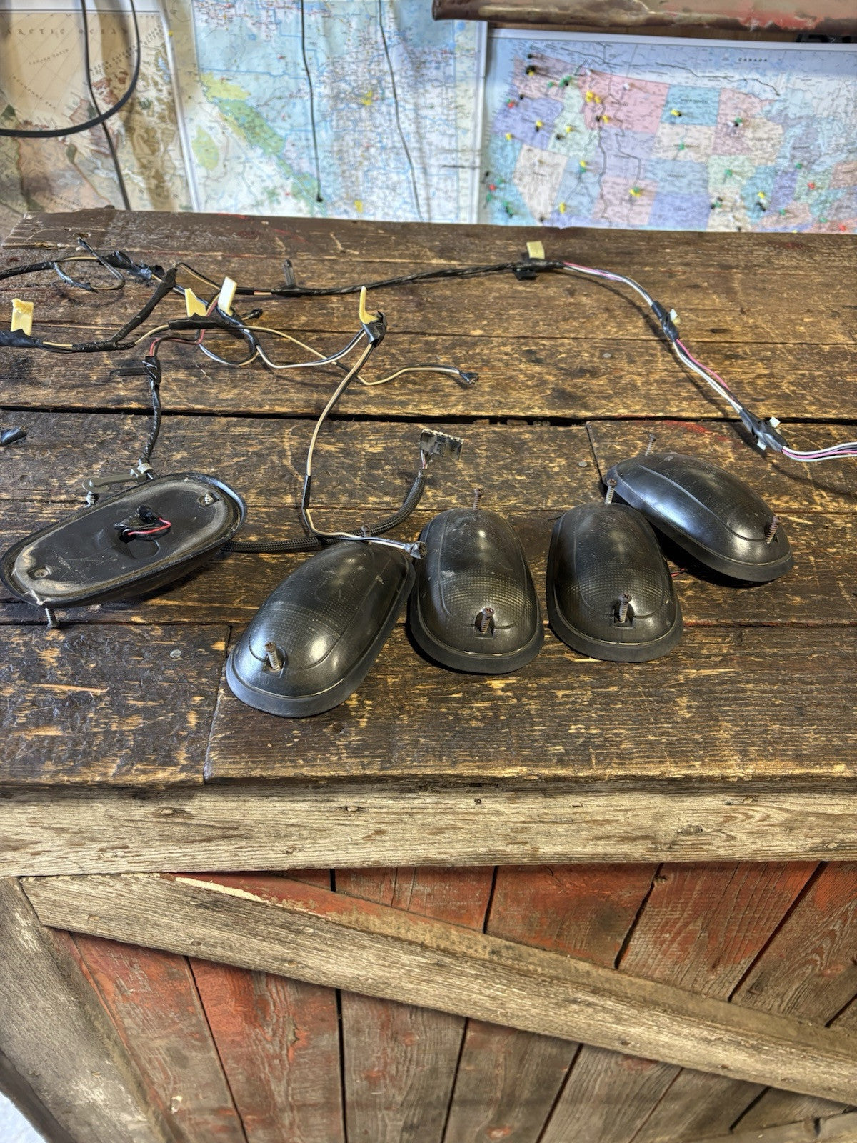 2005 DODGE RAM 2500 3500 CUMMINS CAB CLEARANCE LIGHT SET WITH HARNESS 56051299ab