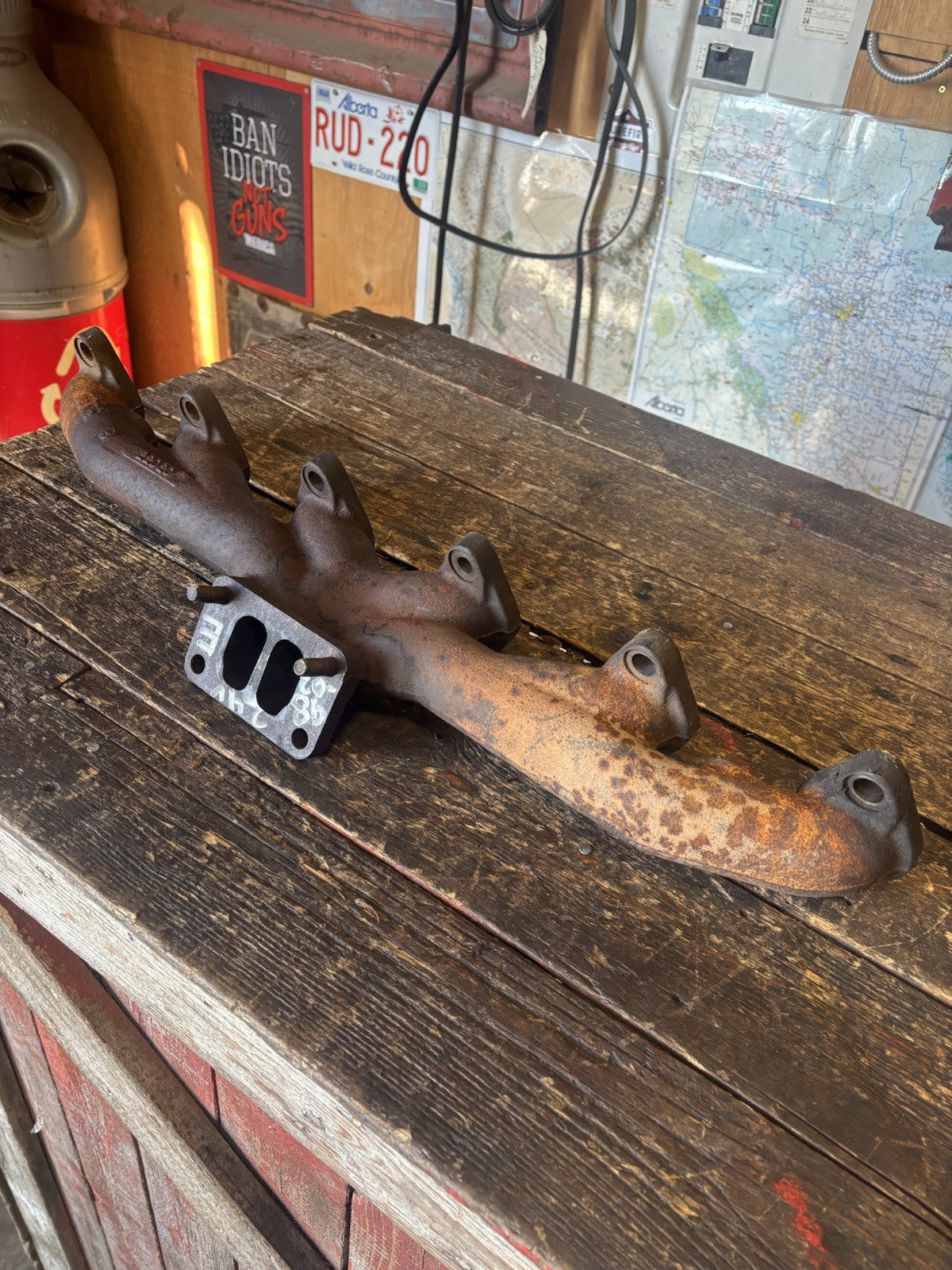 1998 .5 - 2002 DODGE RAM 5.9L 24V CUMMINS OEM EXHAUST MANIFOLD NO CRACKS 3990143