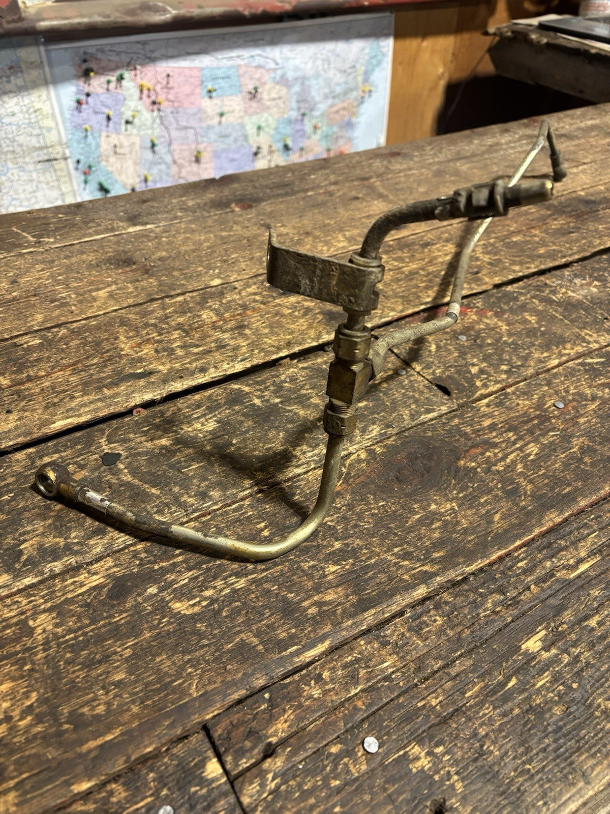 1998 . 5 - 2002 DODGE RAM 24V 5.9L VP44 FUEL RETURN LINE - HEAD 3945707 3942966