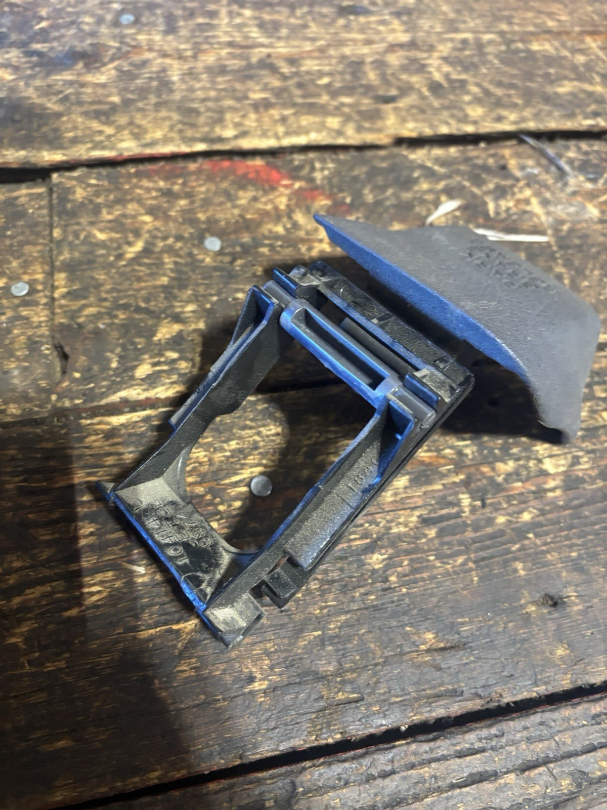 OEM 1998-2002 DODGE RAM 1500/2500/3500 PARK BRAKE RELEASE HANDLE LIGHT MIST GREY