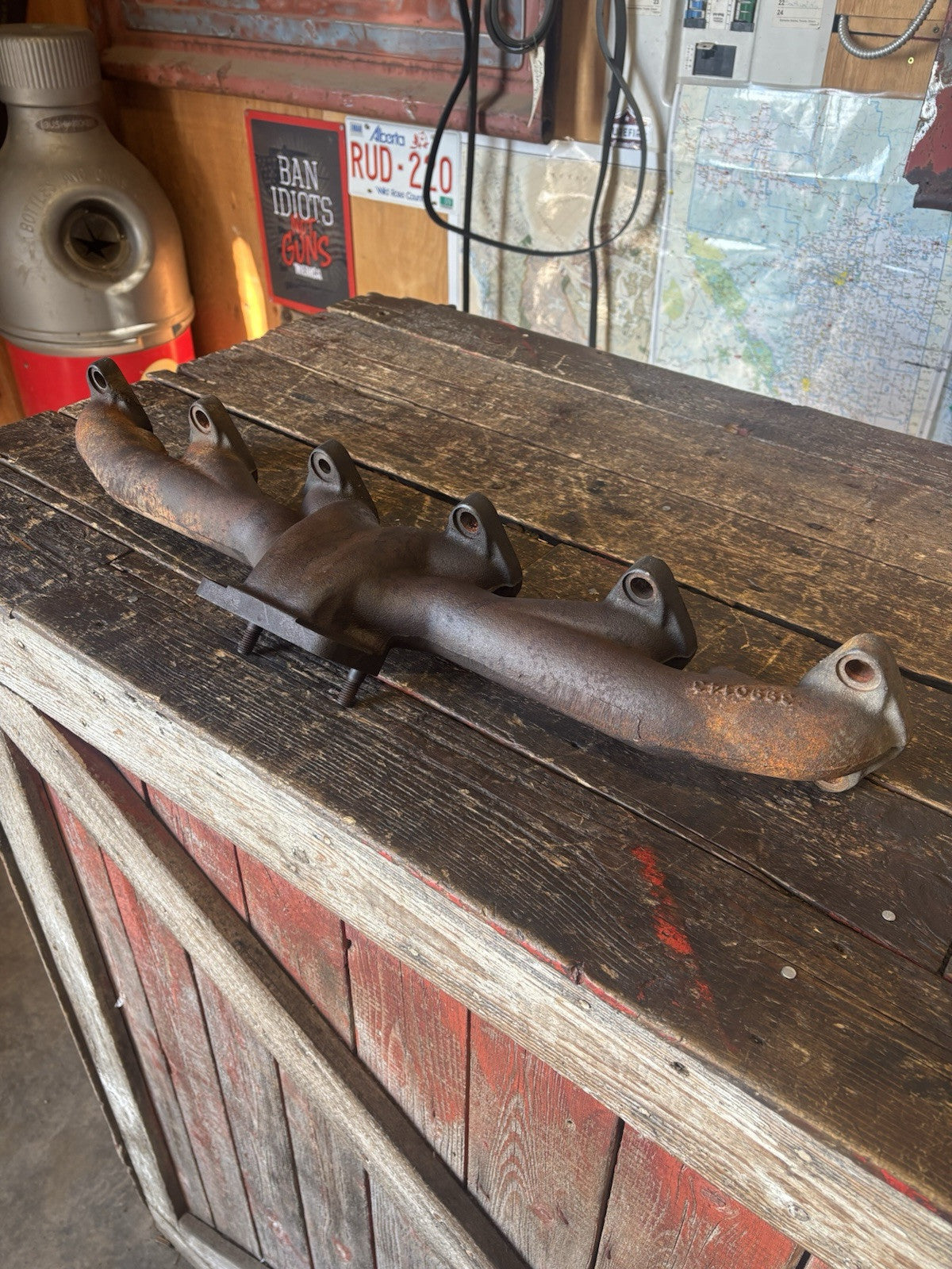 1998 .5 - 2002 DODGE RAM 5.9L 24V CUMMINS OEM EXHAUST MANIFOLD NO CRACKS 3990143