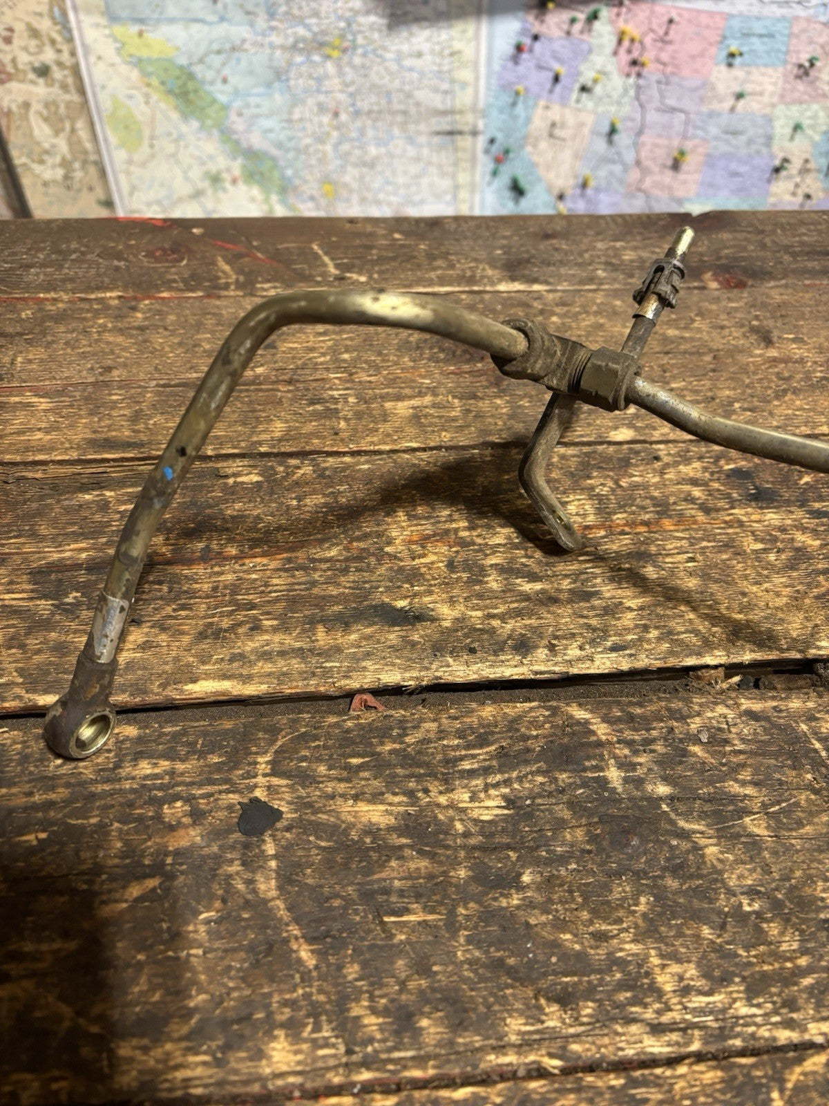 1998 . 5 - 2002 DODGE RAM 24V 5.9L VP44 FUEL RETURN LINE - HEAD 3945707 3942966