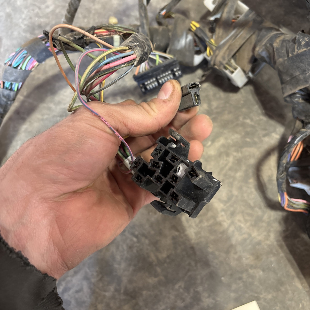 1996 DODGE RAM 2500 3500 CUMMINS MANUAL DASH WIRING HARNESS 56021455