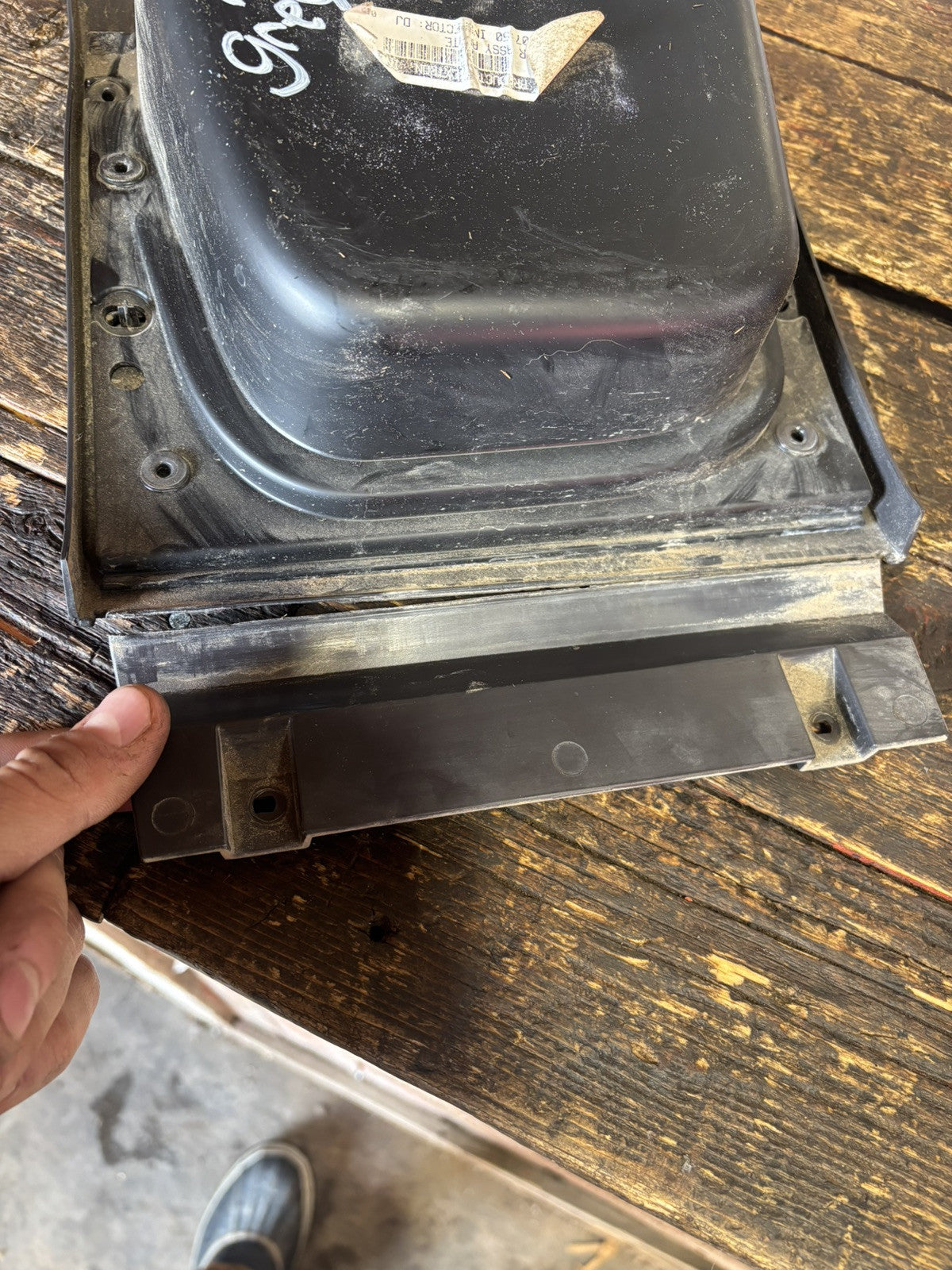 1998-2002 DODGE RAM DARK CHARCOAL AGATE GREY DASH CUBBY POCKET FOR MANUAL TRUCKS