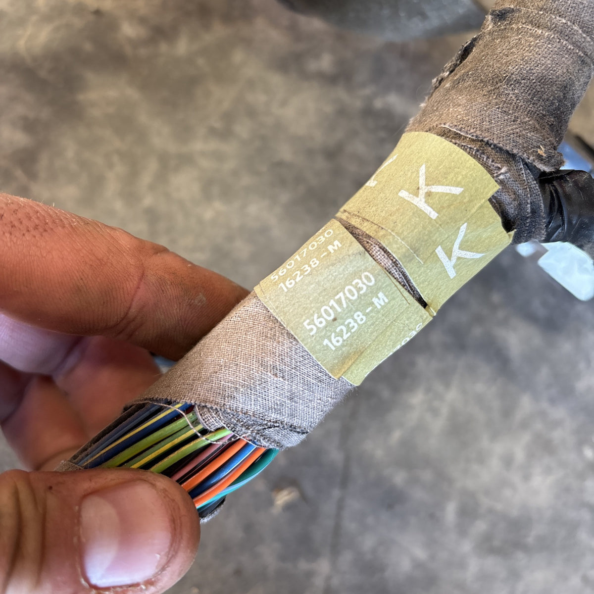 1994 DODGE RAM 2500 3500 CUMMINS DASH WIRING HARNESS AUTO PN 56017030