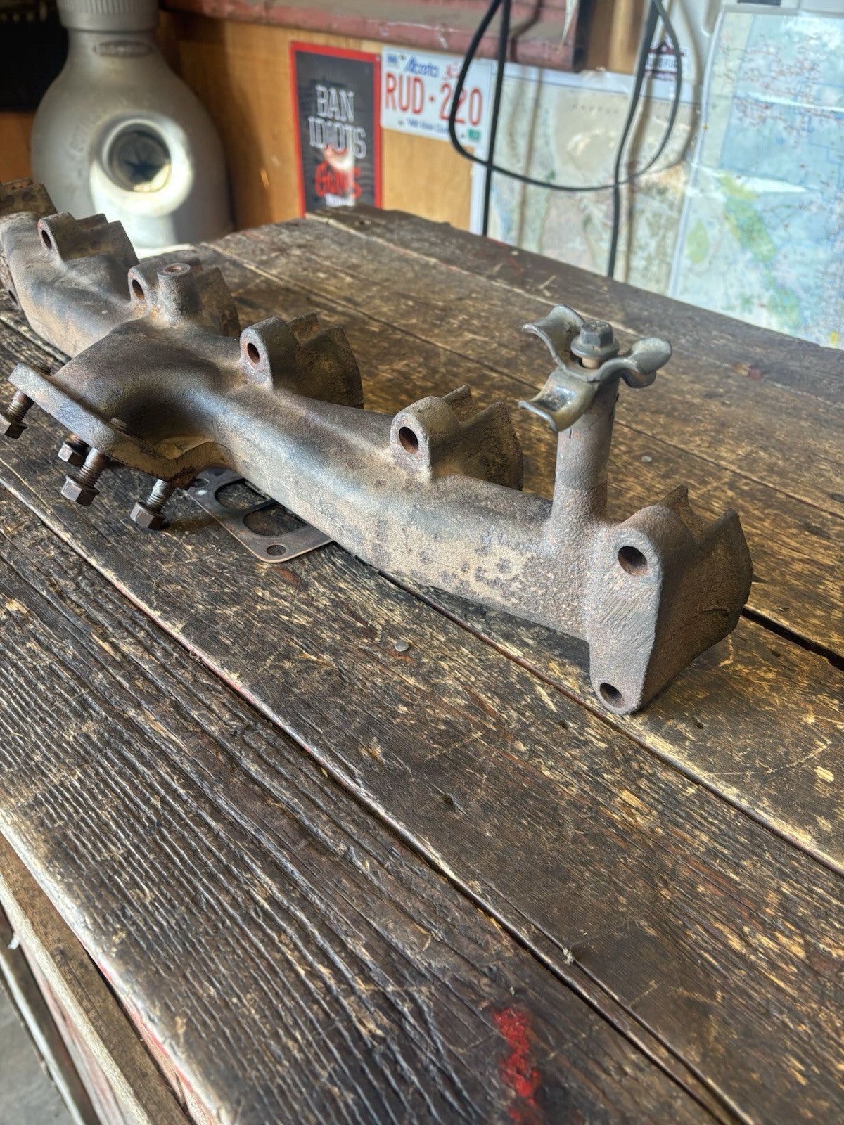 1989 - 1998 DODGE RAM 5.9L 12V CUMMINS OEM EXHAUST MANIFOLD NO CRACKS PN 3911349