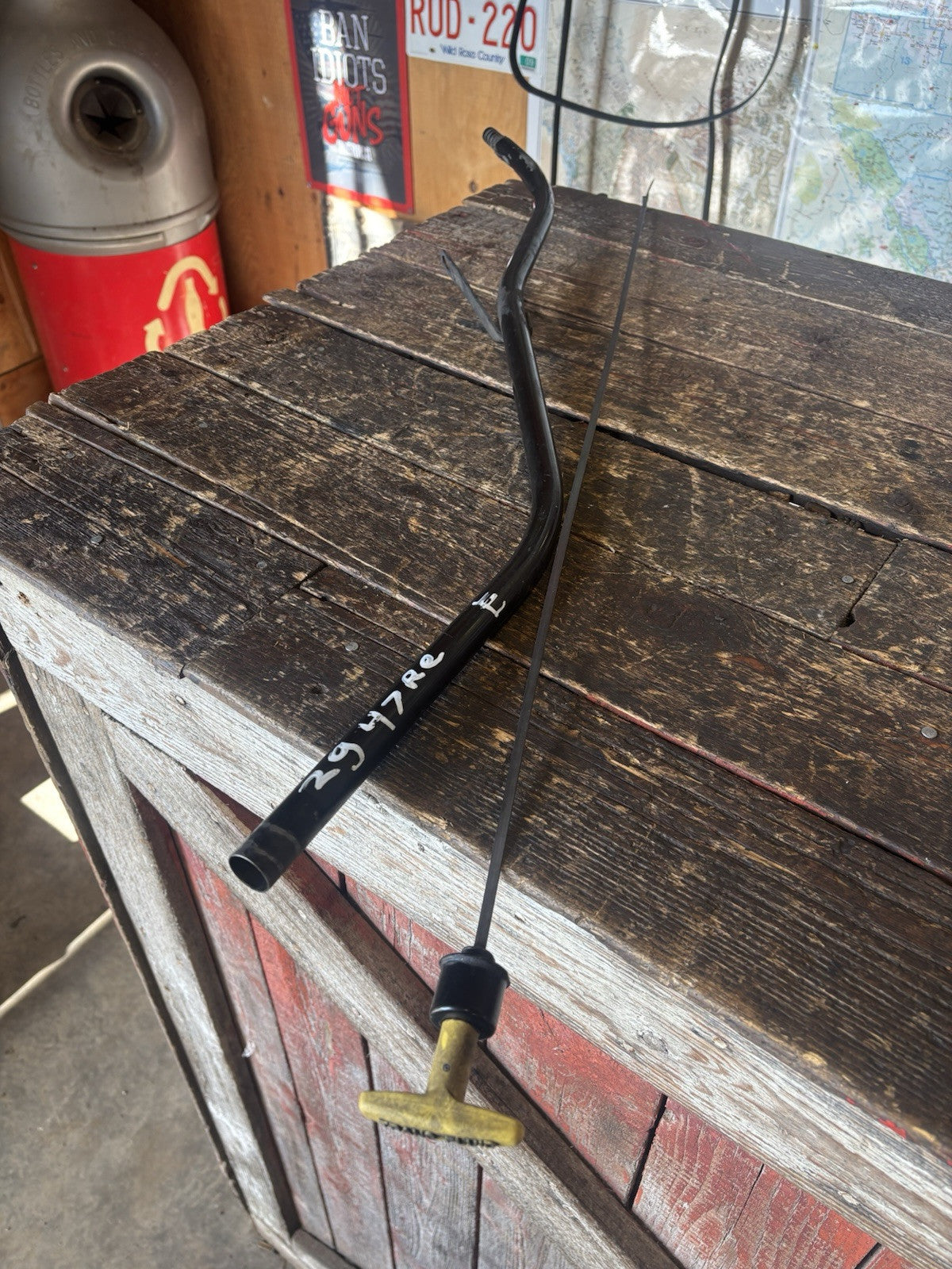 1996 - 2002 DODGE RAM 5.9L CUMMINS 47RE TRANSMISSION DIPSTICK & TUBE 52107769AB