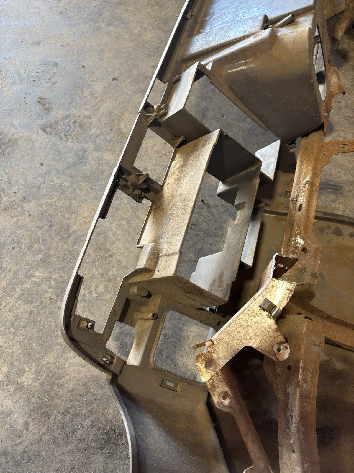 OEM 1994 - 1997 DODGE RAM CUMMINS DASH CORE STRUCTURE LIGHT GREY GRAY DASHBOARD