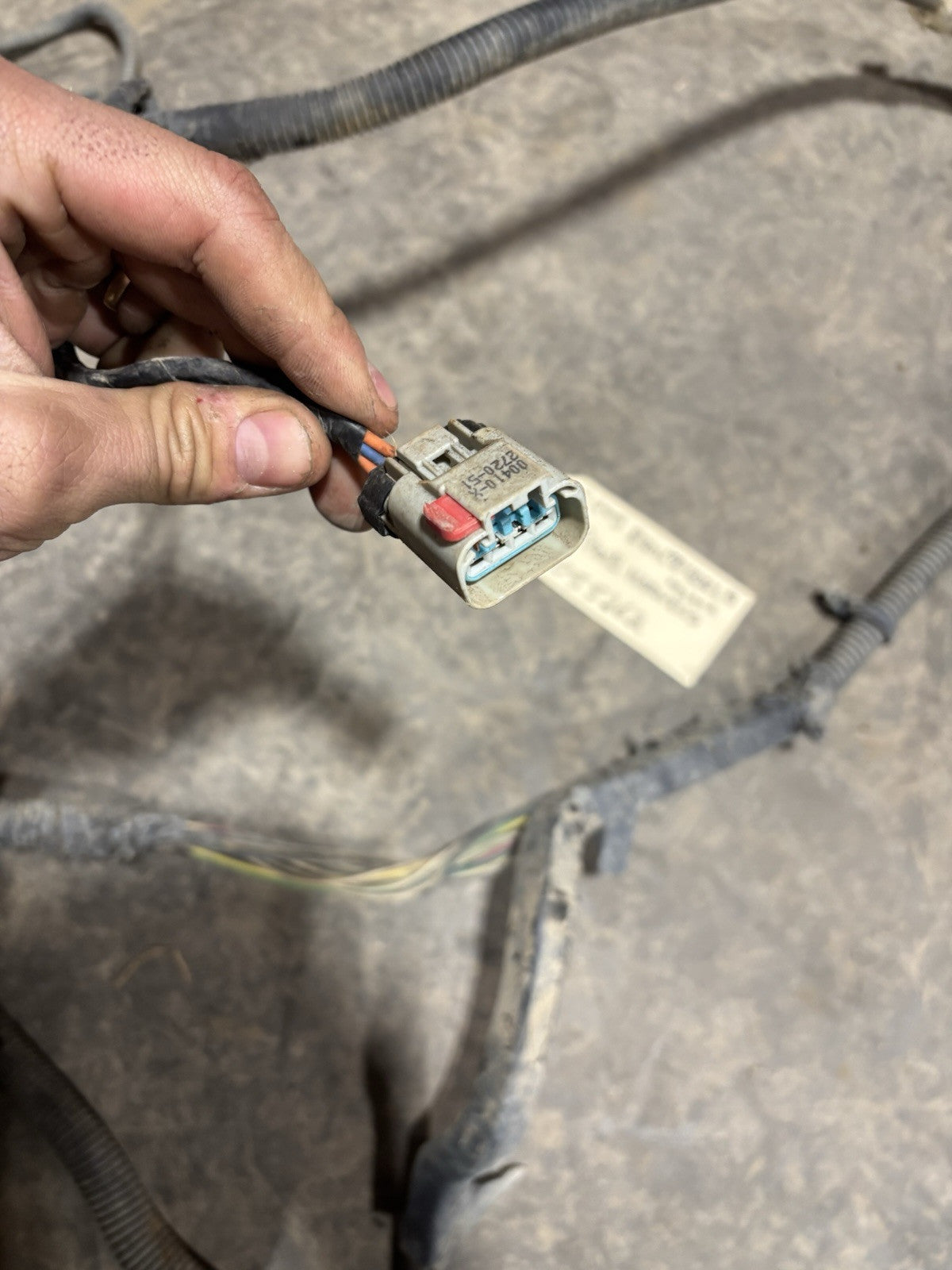 2005 DODGE RAM 3500 4DOOR LONGBOX CUMMINS FRAME CHASSIS WIRING HARNESS 5605262