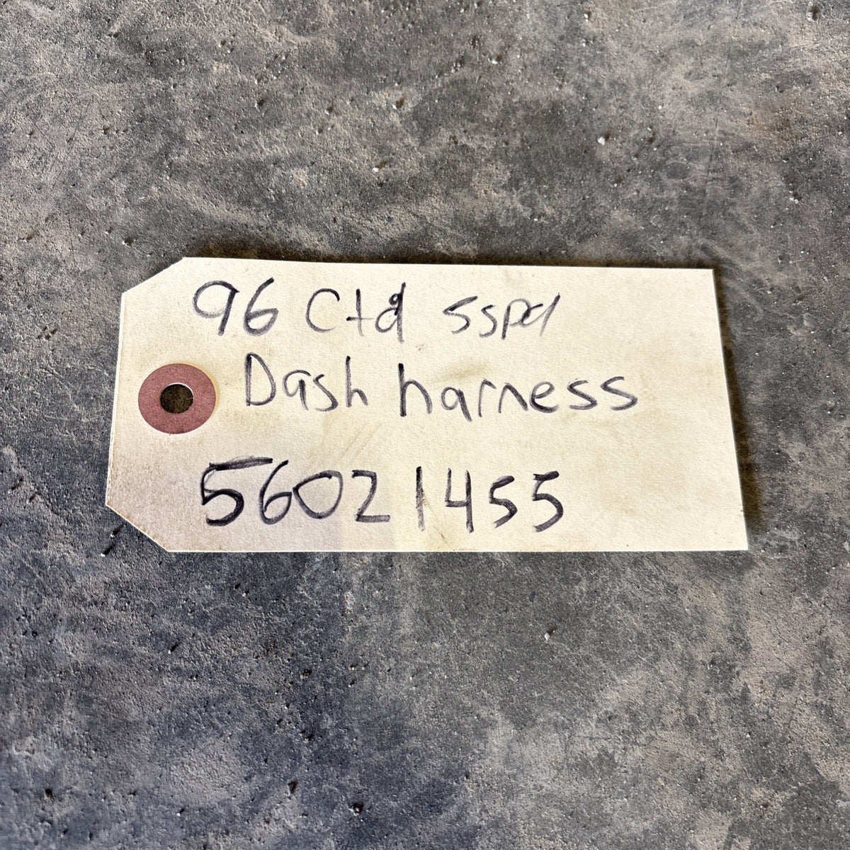 1996 DODGE RAM 2500 3500 CUMMINS MANUAL DASH WIRING HARNESS 56021455