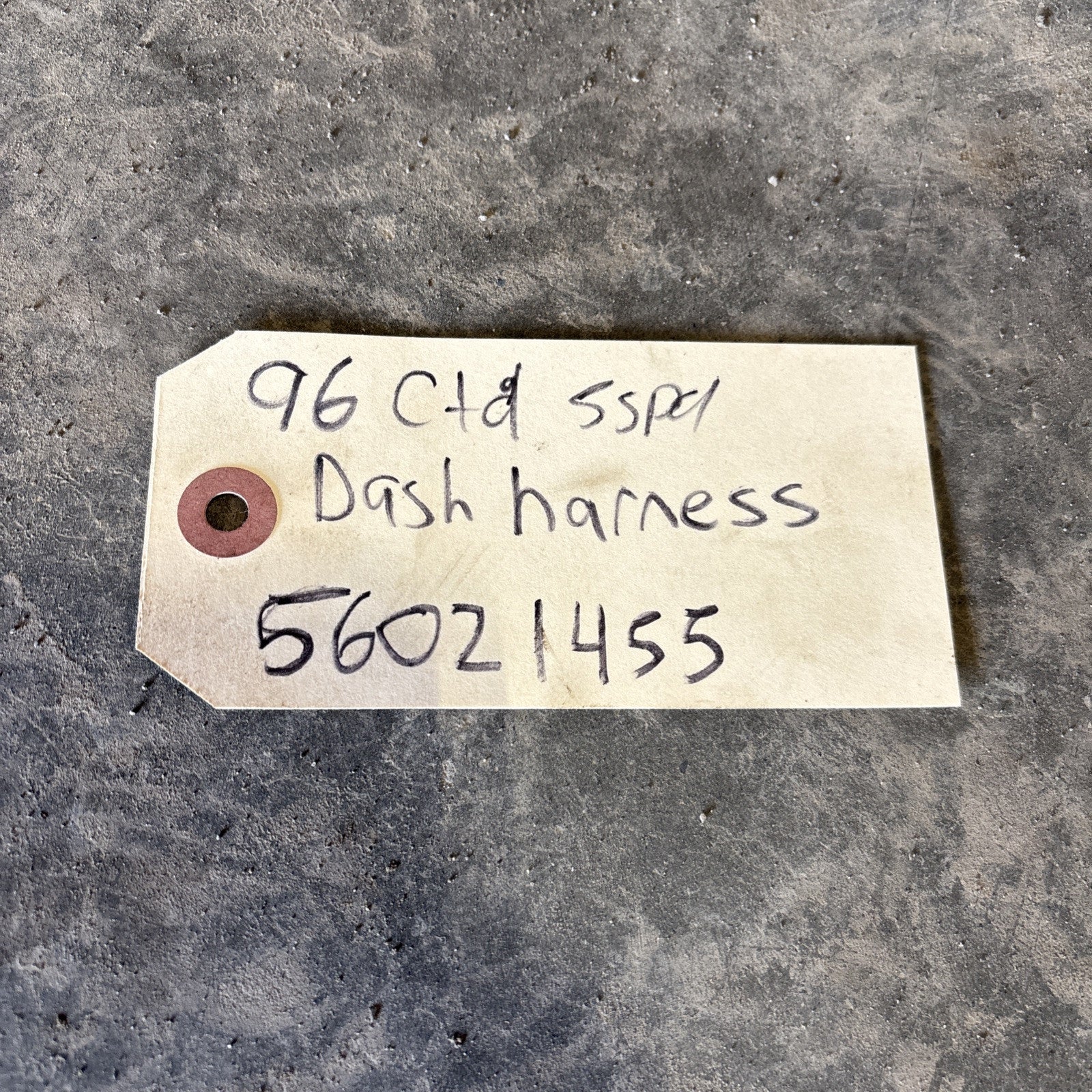 1996 DODGE RAM 2500 3500 CUMMINS MANUAL DASH WIRING HARNESS 56021455